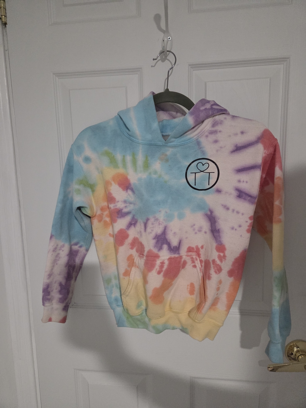 Kids Tie-Dye Hoodie Sweatshirt - Pastel Multi